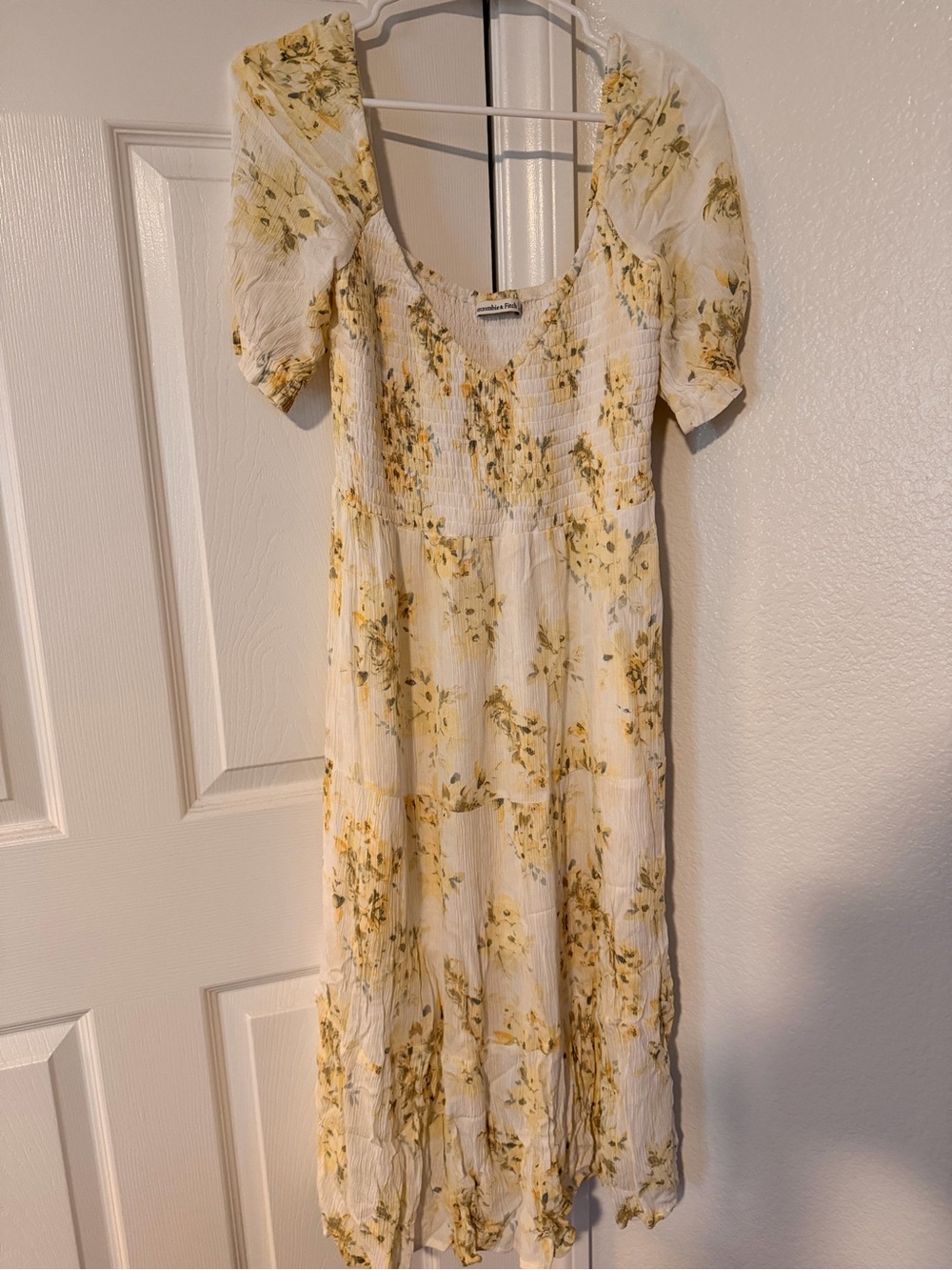 Abercrombie Smocked Midi Dress